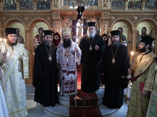 Ο Σεβασμιώτατος στα ονομαστήρια του Αρχιγραμματέως της Ι. Συνόδου