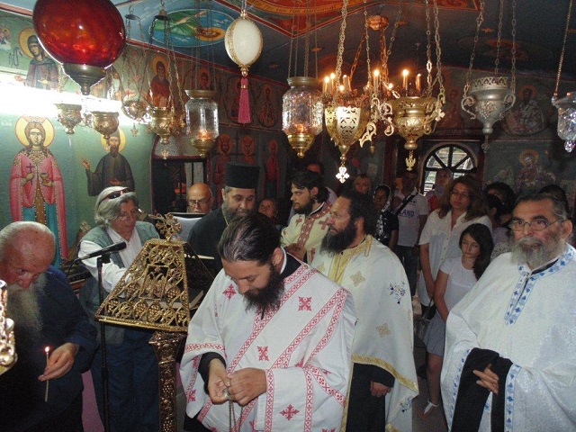 Κατανυκτικές στιγμές στο Ι. Ησυχαστήριο της Παναγίας