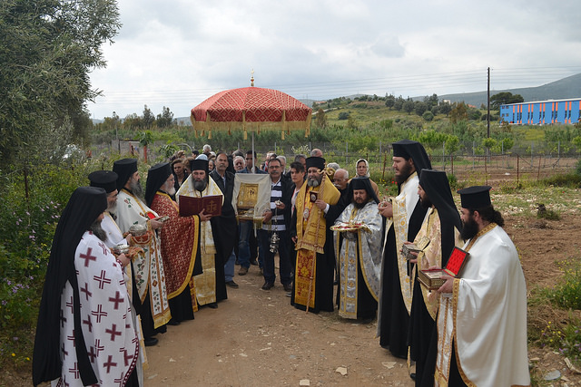 Στην Ι.Μ. Αγίας Μαρίνης Κερατέας
