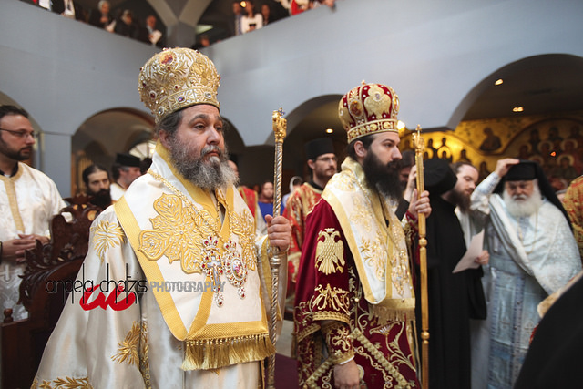 Ο Σεβασμιώτατος στις Η.Π.Α. εκπροσωπών την Ι.Σ. και τον Μακαριώτατο