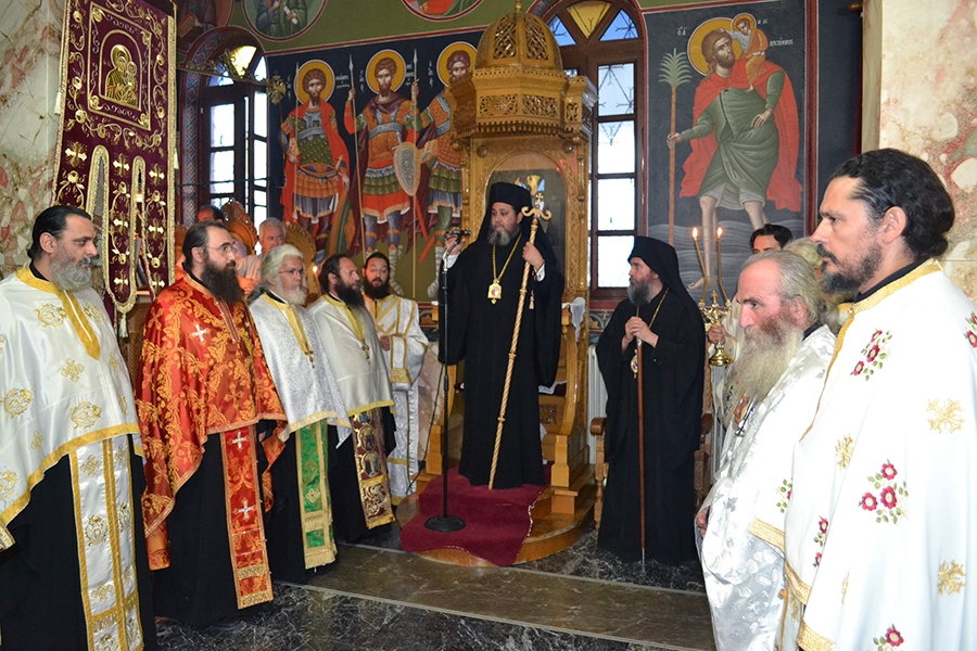 Ο Σεβασμιώτατος στο Λουτουφί για την μνήμη του Τιμίου Προδρόμου