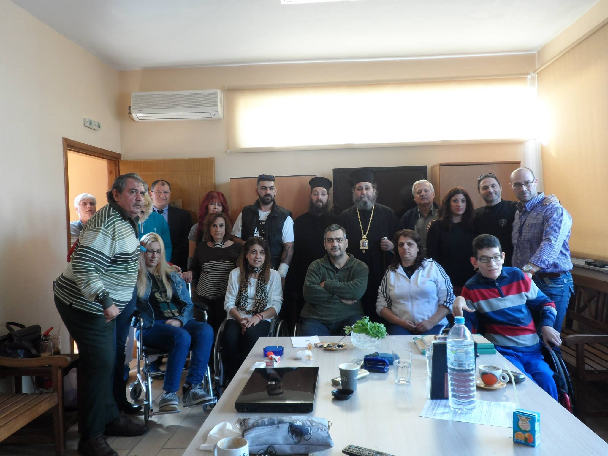 Αγιασμός από τον Σεβασμιώτατο στην έδρα του ΠΕ.Σ.Κ.Α.