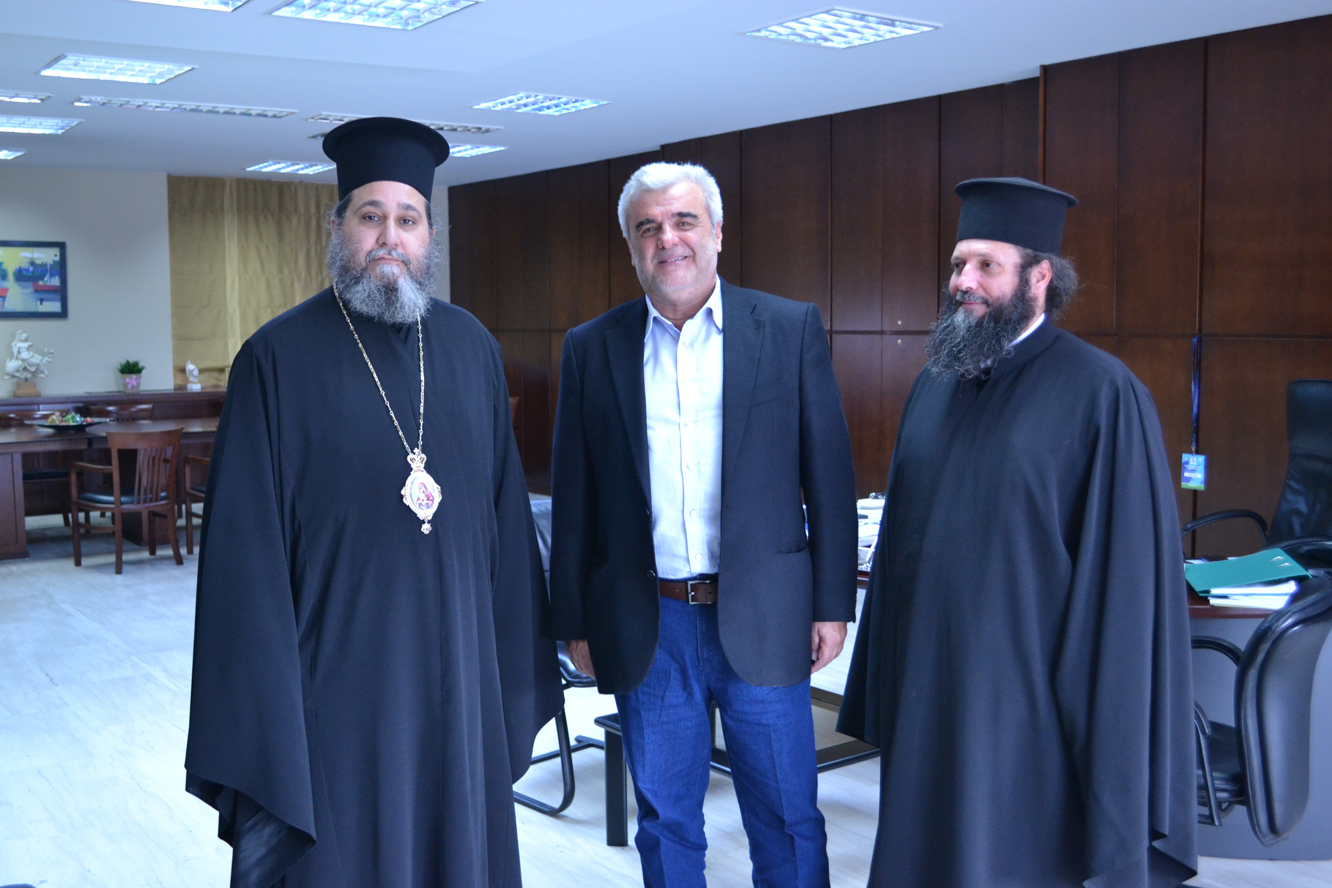 Συνάντηση του Σεβασμιωτάτου με τον νέο Αντιπεριφερειάρχη