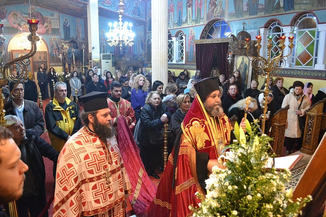 Ο Ακάθιστος Ύμνος στον Καθεδρικό Ιερό Ναό Πειραιώς