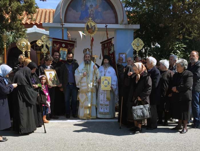 Ο Σεβασμιώτατος στην Κρήτη για την Παναγία Πορταϊτισσα