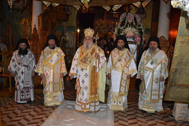 Στην ιερά πανήγυρη της Ι. Μονής Οσίας Ειρήνης Χρυσοβαλάντου