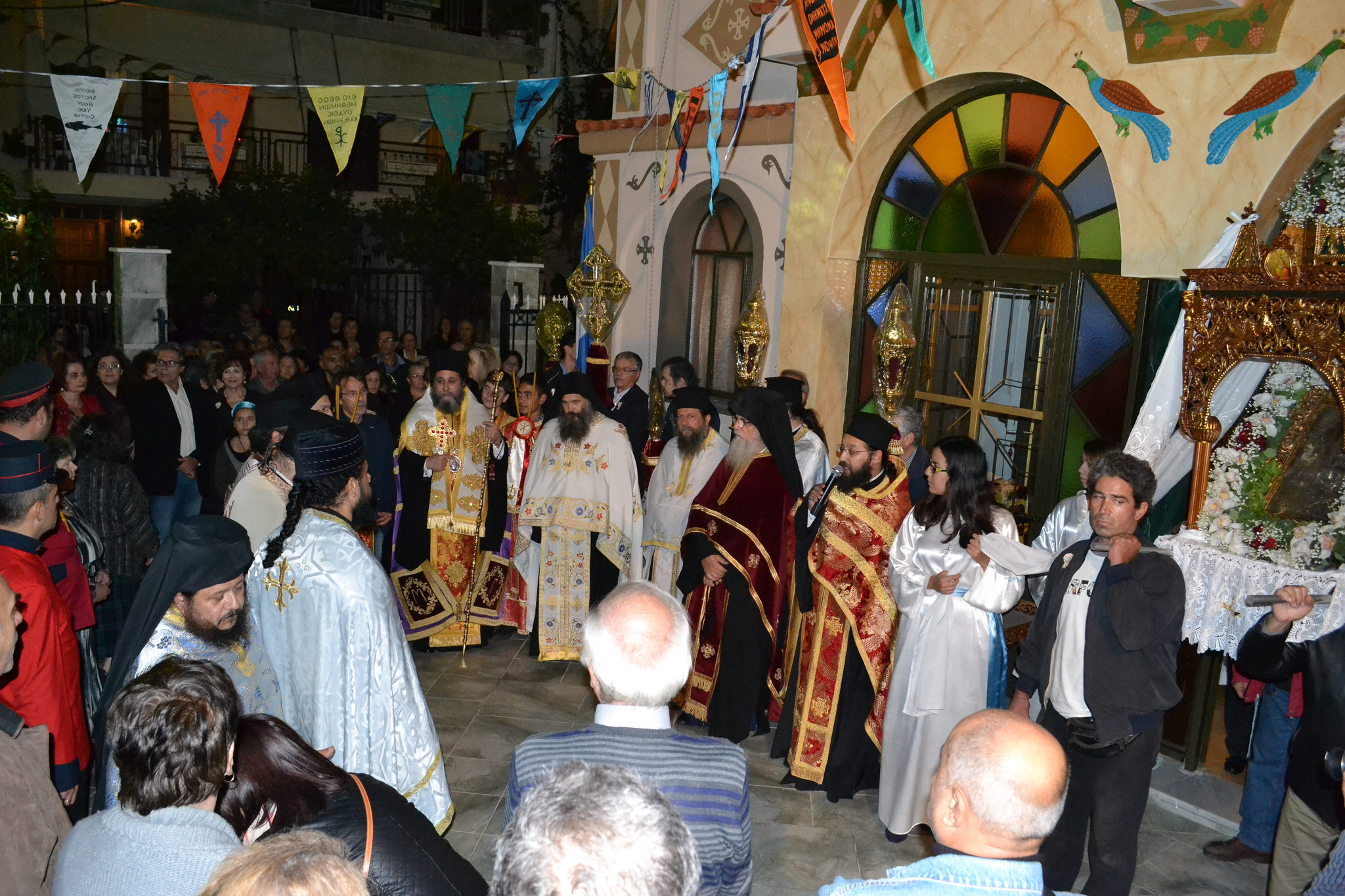 Πάνδημος εορτασμός του Αγίου Μηνά στην Αμφιάλη