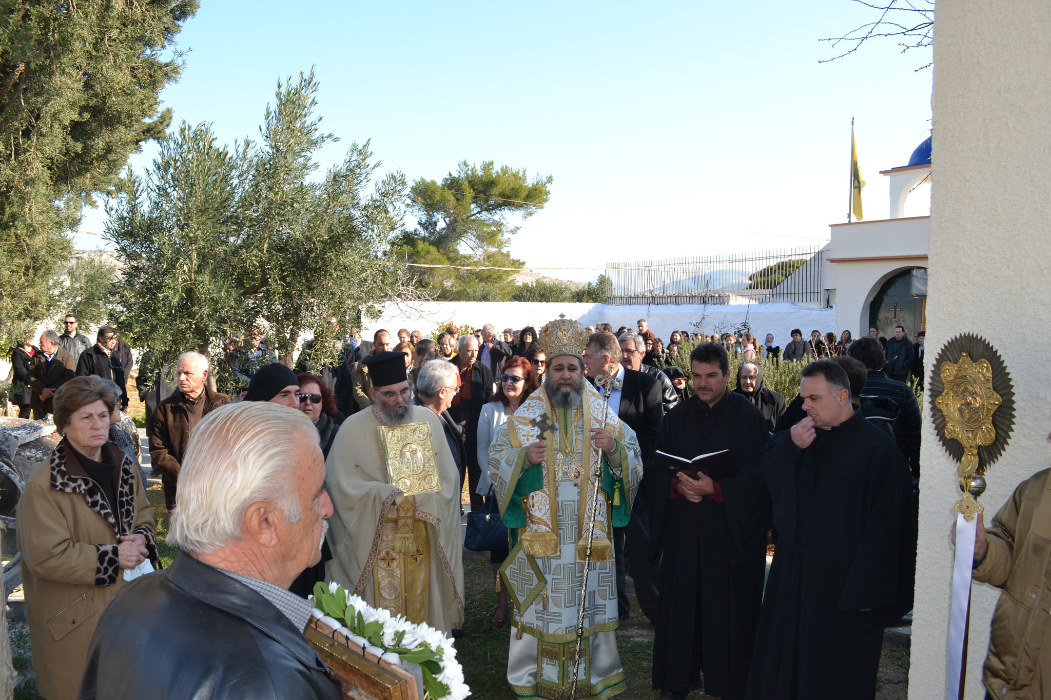 Μνήμη Μεγάλου Αντωνίου στο μοναστήρι της Σαλαμίνος