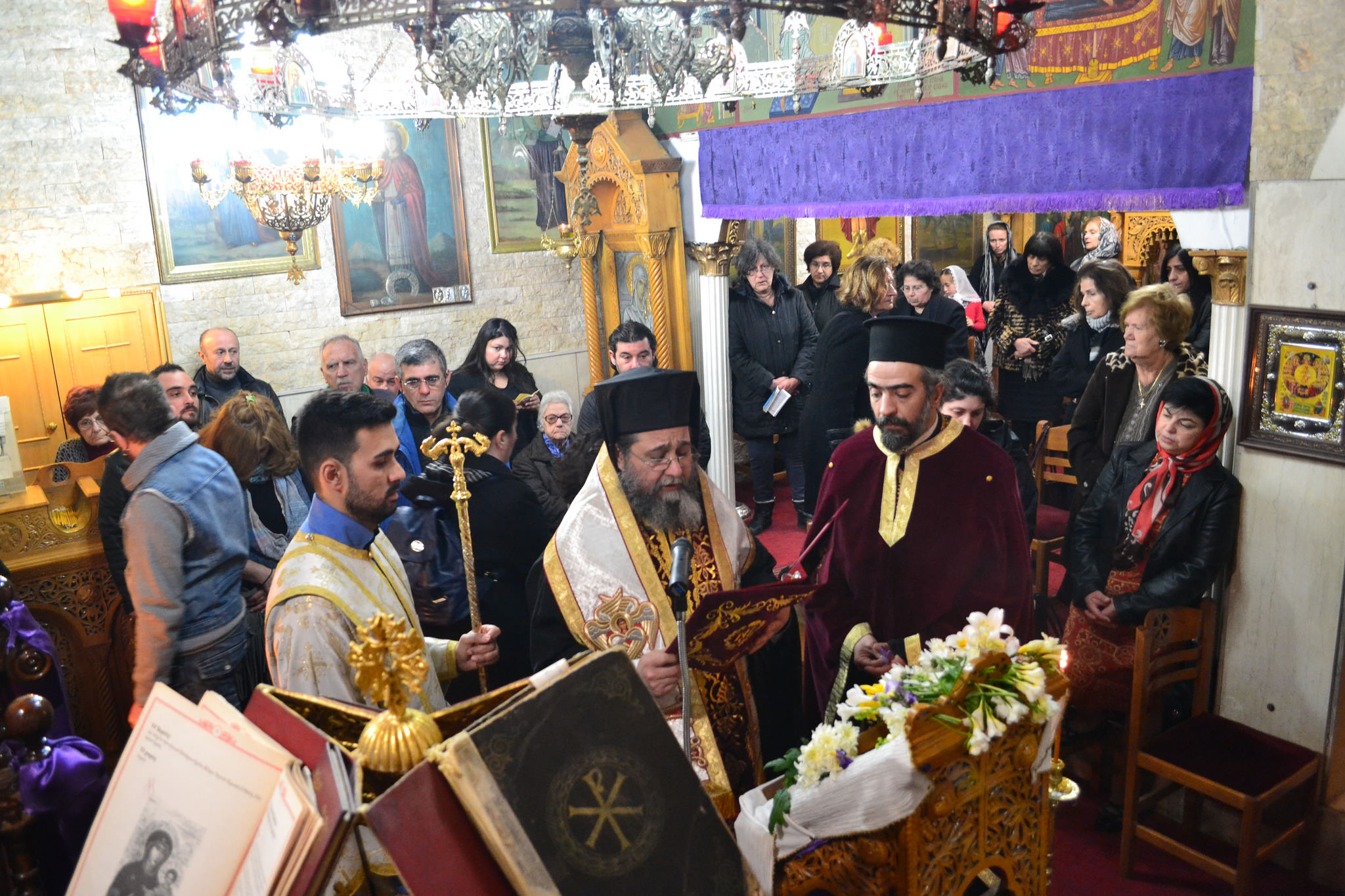 Β’ Στάση των Χαιρετισμών στον Ι.Ν. Αγίου Γεωργίου Πειραιώς