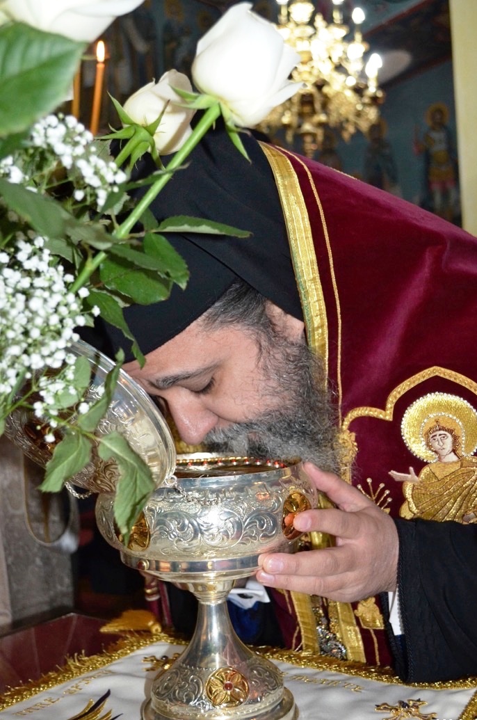 Η Υποδοχή Του Ιερού Λειψάνου Του Οσίου Ιερωνύμου Αιγίνης Στον Καθεδρικό Ι.Ν. Πειραιώς.