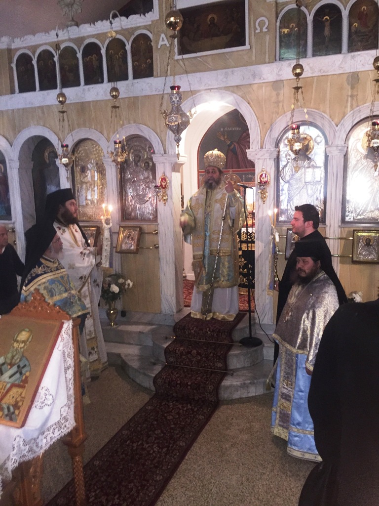 Τον Άγιο Γρηγόριο τον Θεολόγο τίμησε ο Σεβασμιώτατος στόν Πειραιά