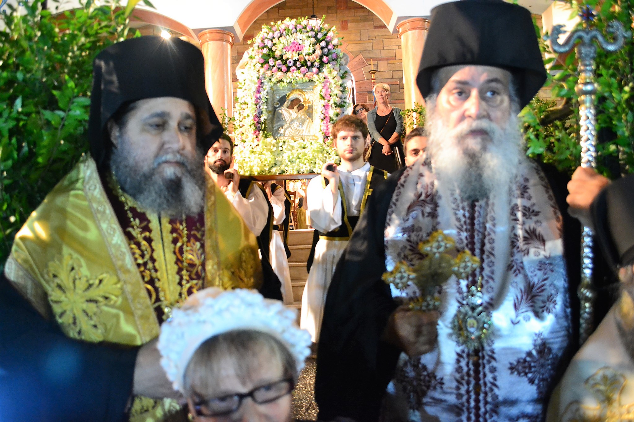 Η εορτή της Παναγίας Μυρτιδιωτίσσης στο Παλαιό Φάληρο.