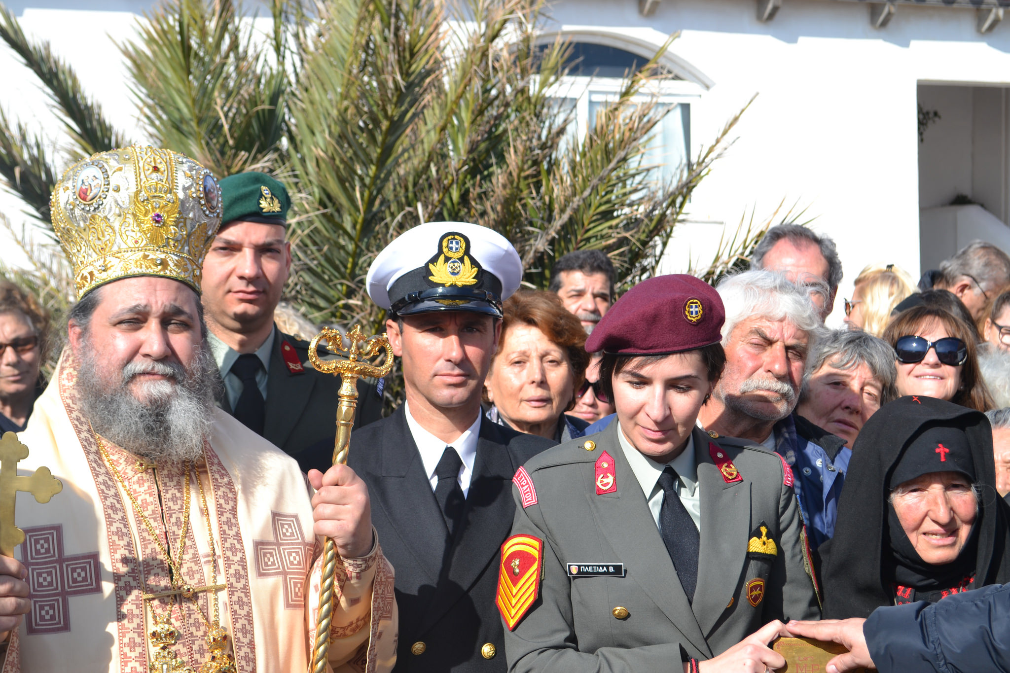 Ο Σεβασμιώτατος στην Παναγία την Ακρωτηριανή της Σερίφου