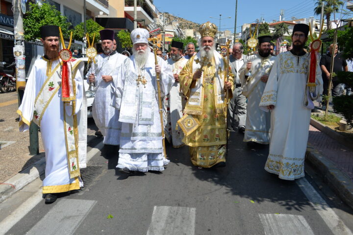 Λιτανεία στην τελετή αγιοκατατάξεως του Οσίου Ιωάννου