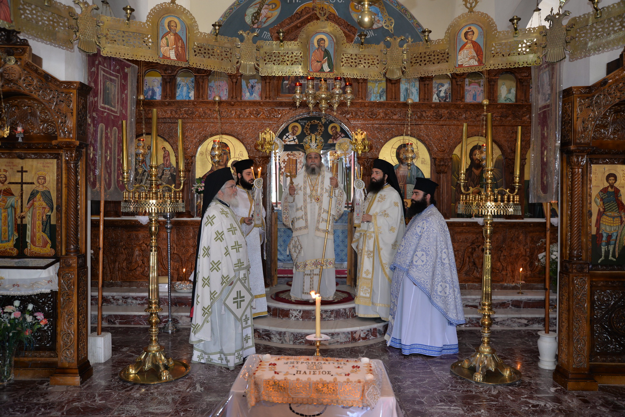 Στην Ιερά Μονή Μεταμορφώσεως του Σωτήρος στο Βαρνάβα