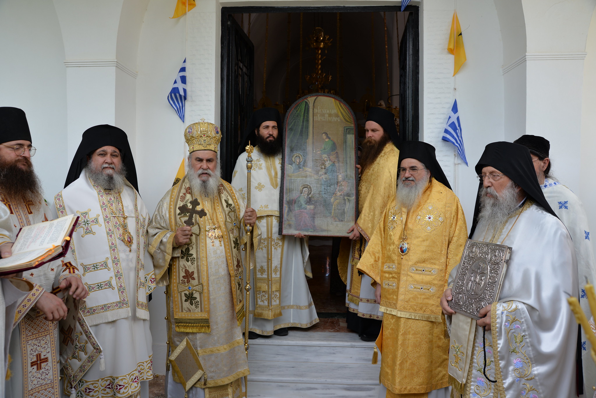 Στην Ιερά Μονή Γενεθλίου Του Τιμίου Προδρόμου.