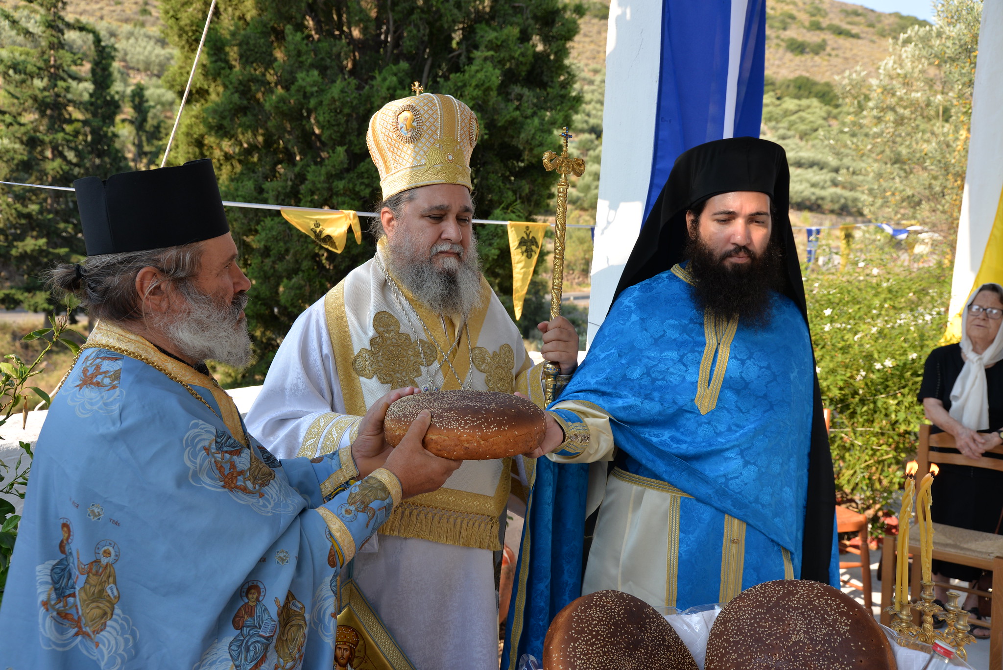 Στο Ιερό Ησυχαστήριο των Αγίων Αποστόλων Αιγίνης.