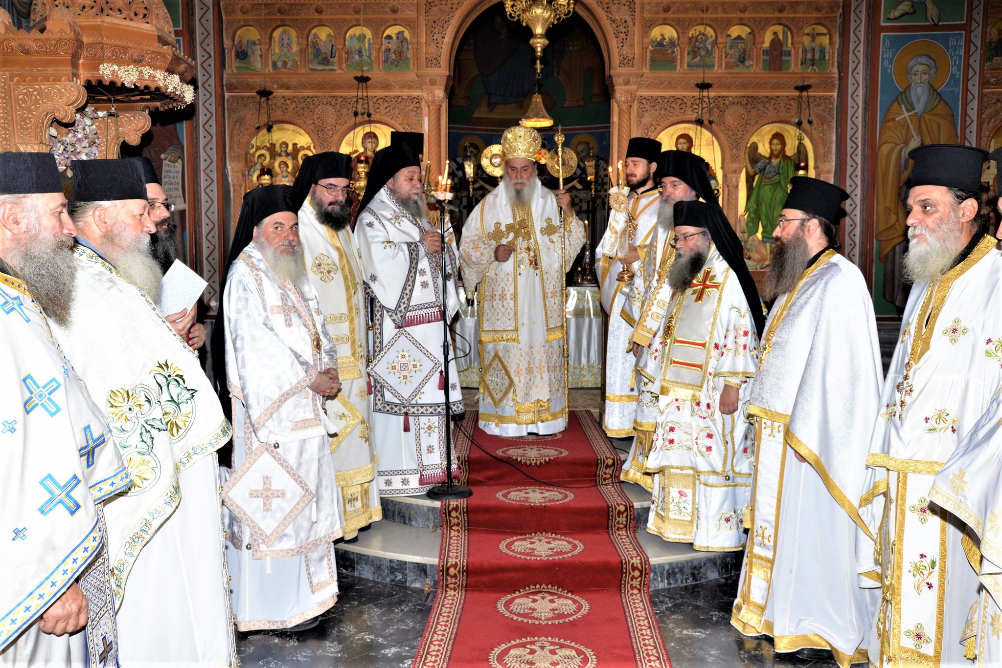 Τα ονομαστήρια του Πρωθιεράρχου της εκκλησίας μας.