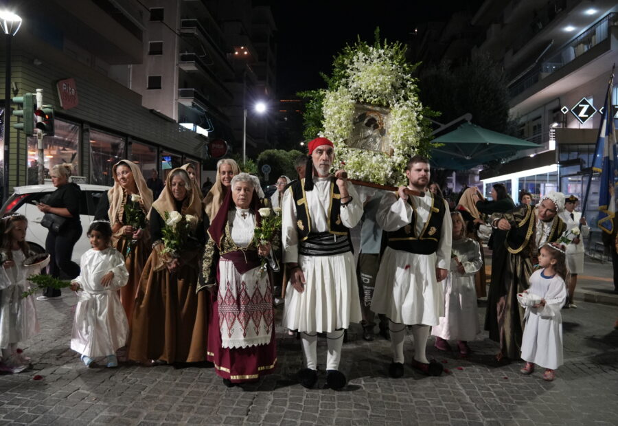 Το Παλαιό Φάληρο τίμησε την Παναγία την Μυρτιδιώτισσα